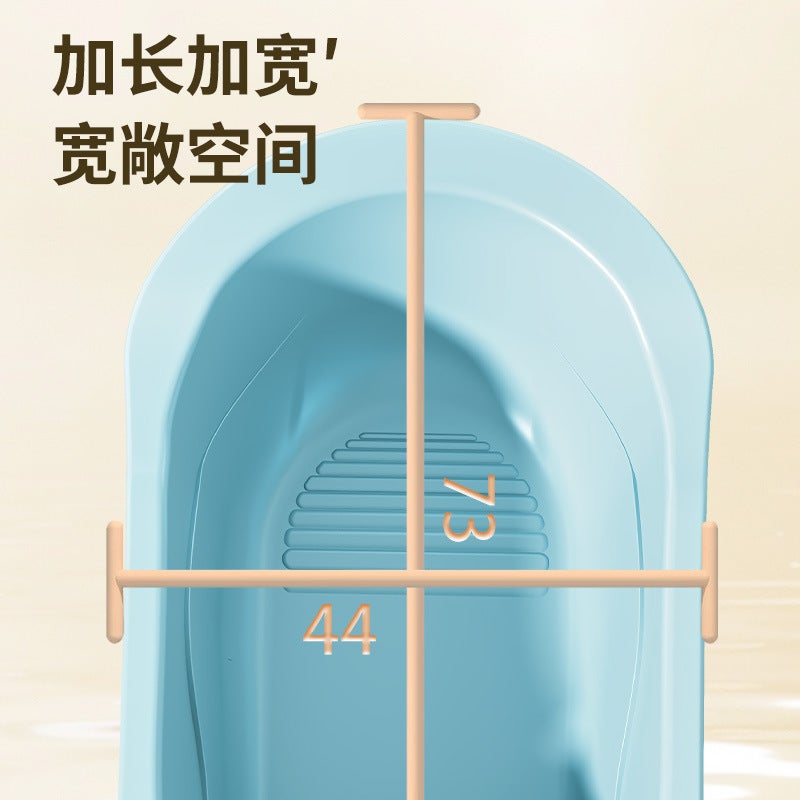 Household Large-Capacity Baby Bathtub Newborn Bathtub Can Lie Down And Sit Children'S Bathtub Bathtub Children'S Supplies - Image 4